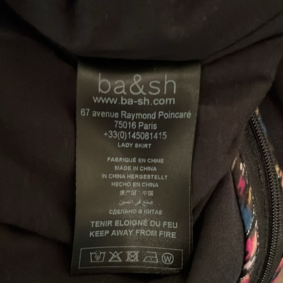 Ba&sh Silk Blend Ruched Tie Waist Dina Skirt Medium - Picture 12 of 14